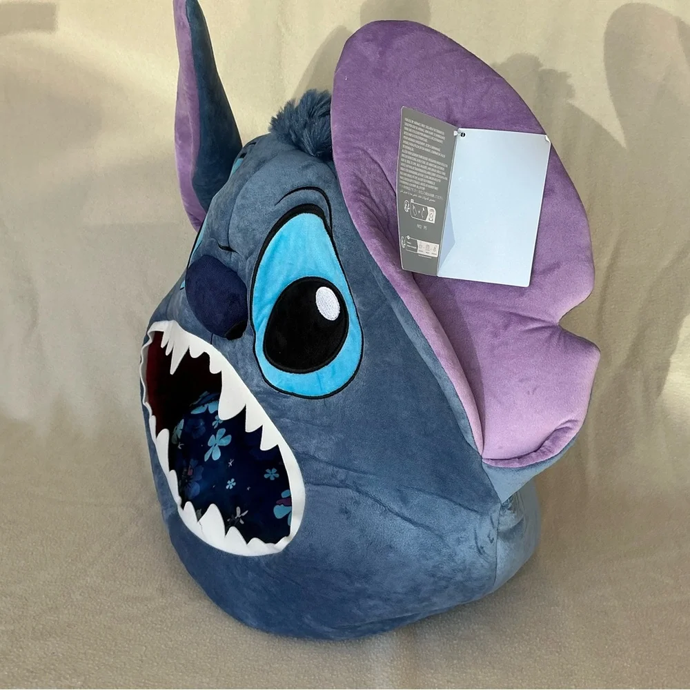 LAST ONE!! Disney “Stitch” Pet Bed Plush Blue with Purple Ears NWT